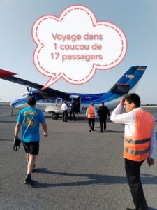 Petit avion NovAir reliant Erevan à Kapan